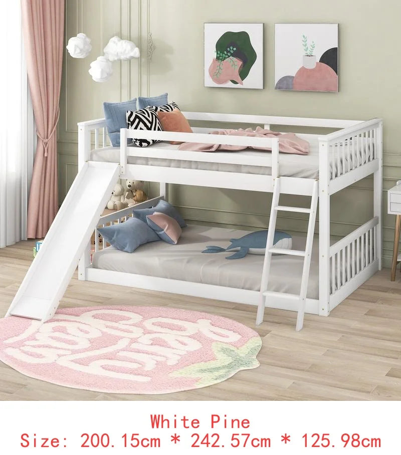 Bunk Bed With Convertible Slide And Ladder Modern Morocco Style