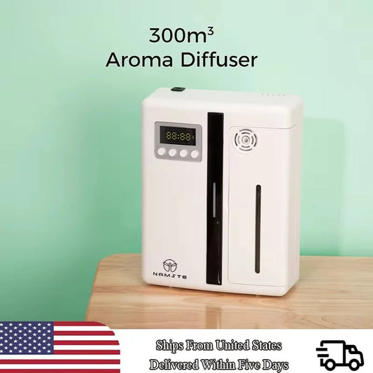 NAMSTEC Bluetooth Aroma Diffuser 200ml 300m3 Coverage Wall Hanging