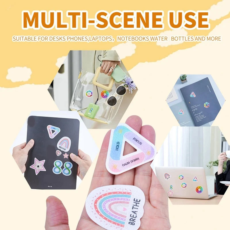 Calm Strips Anxiety Sensory Stickers Mood Calming Stress Relief 60 Pcs
