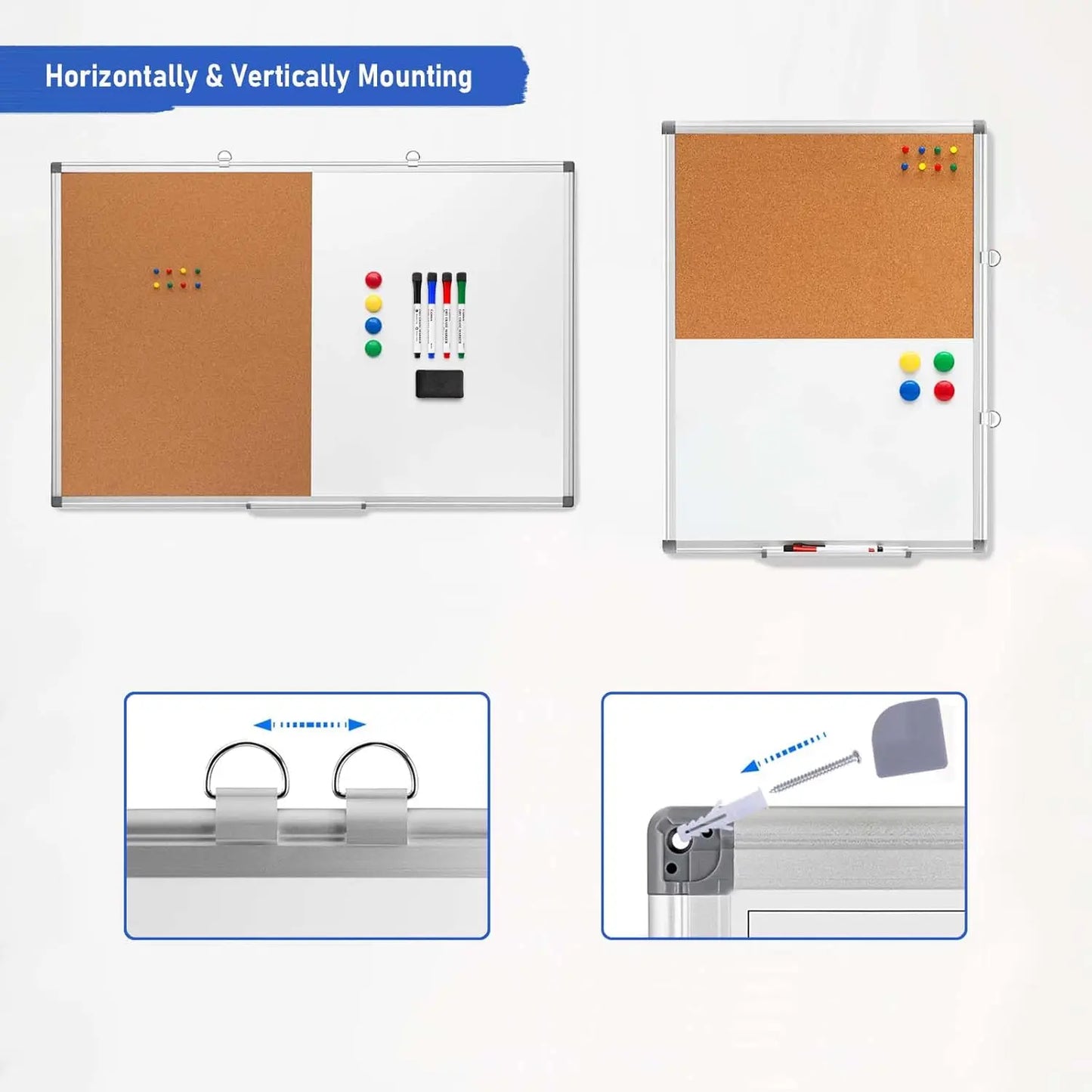 Magnetic Dry Erase Cork Board