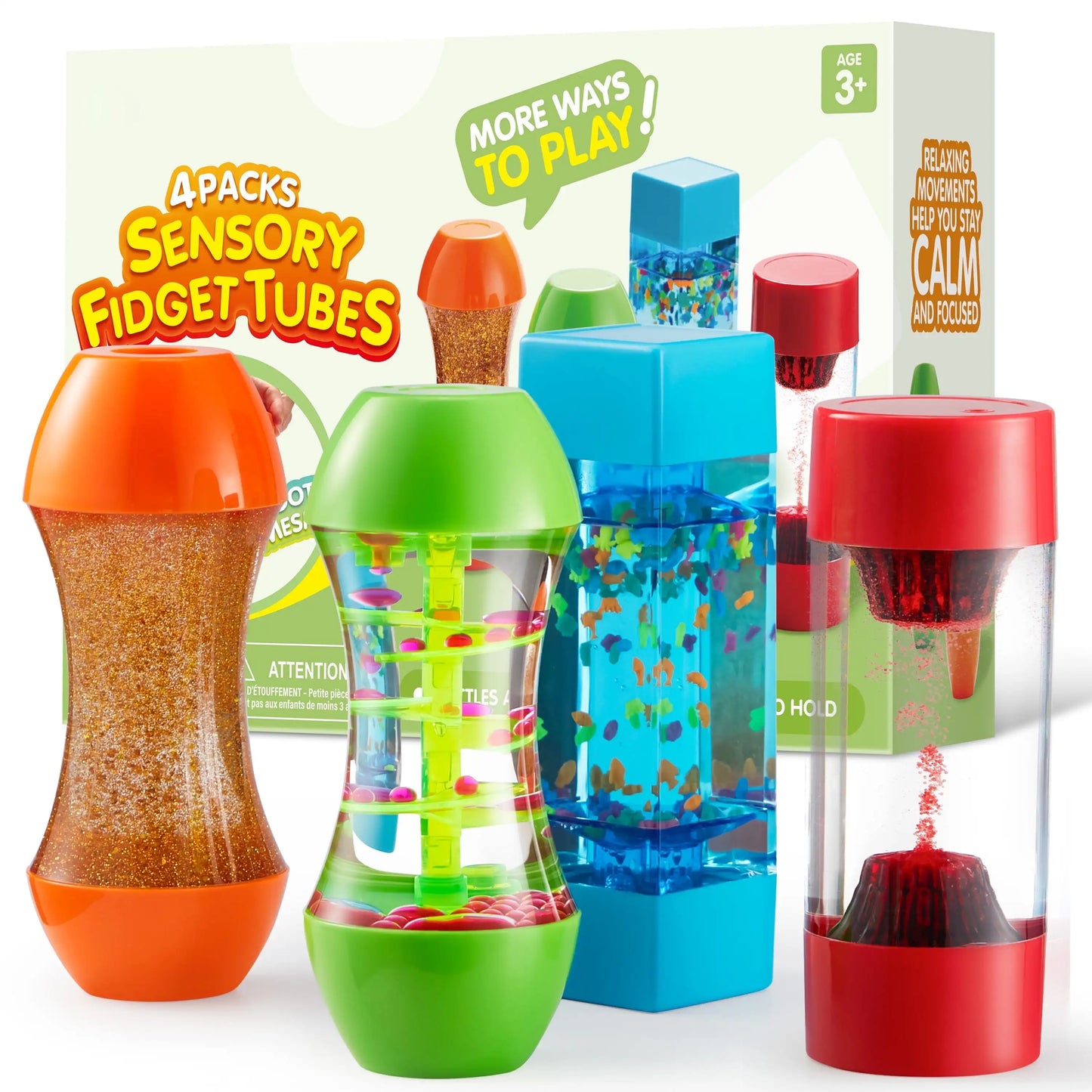 Joyfy 4 Pack Sensory Fidget Toys For Autism Speech Therapy