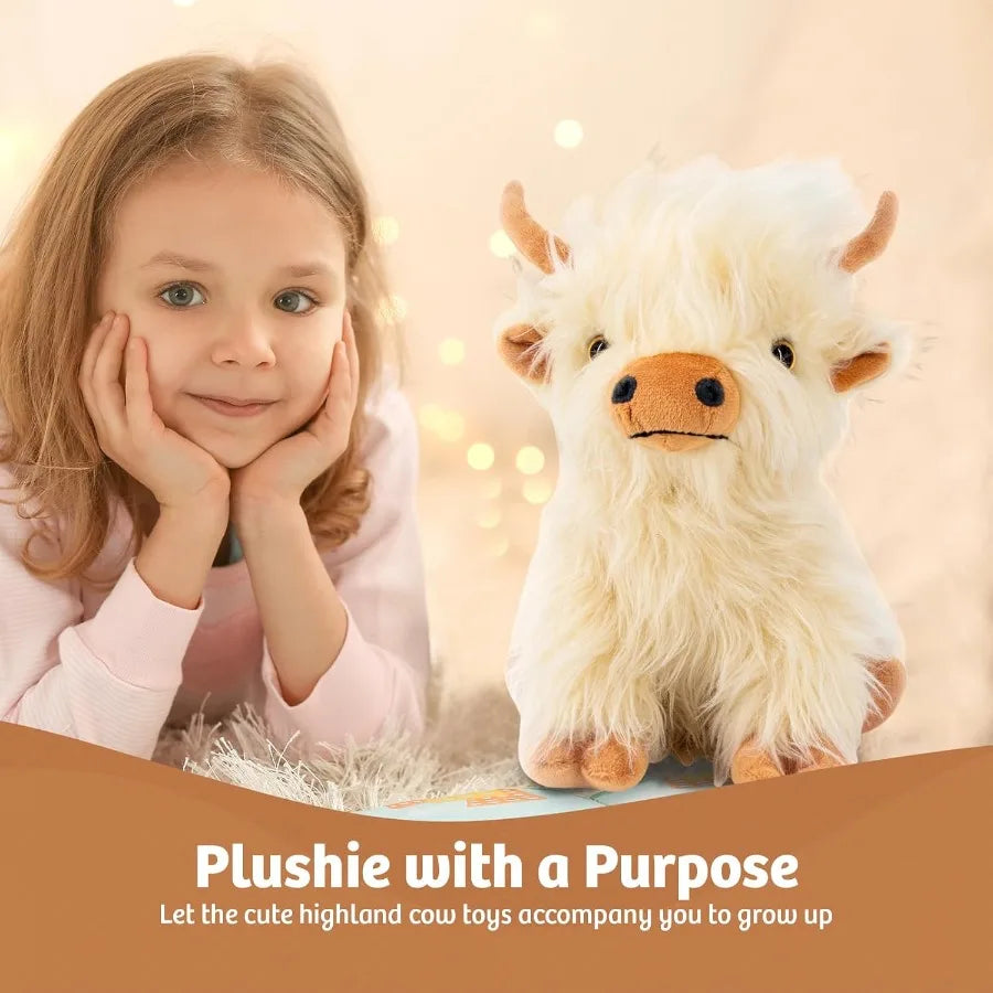 Microwavable Heated Weighted Plush Animal Toy for Anxiety Relief
