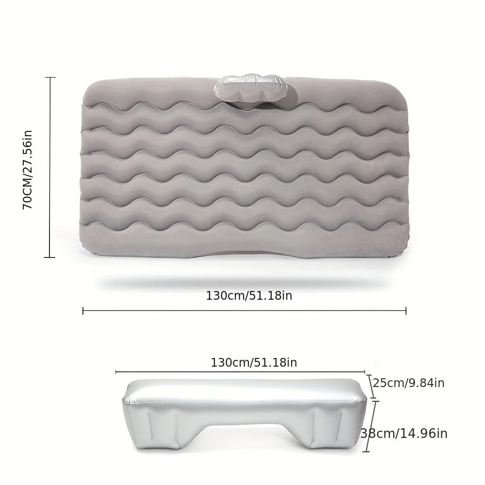 Car Air Inflatable Travel Mattress Bed Universal Back Seat Cushion