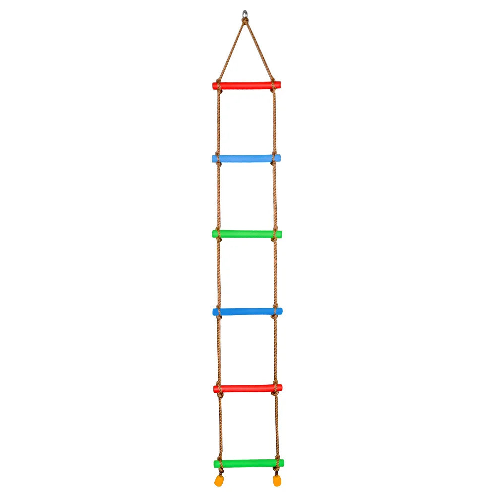 Wooden Rope Climbing Ladder For Kids Outdoor Playground Toy