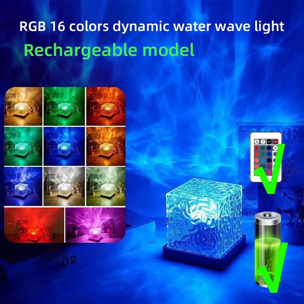 RTONTR Northern Light Starry Sky Projector Lamp Ocean Night Light