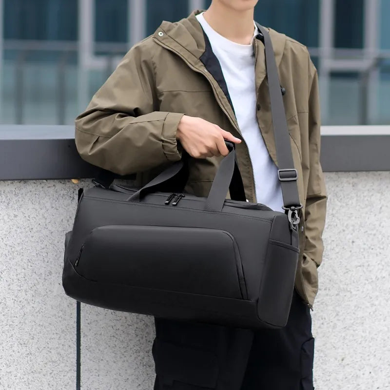 HebeiChoice MultiCompartment Gym Bag With Shoes Storage