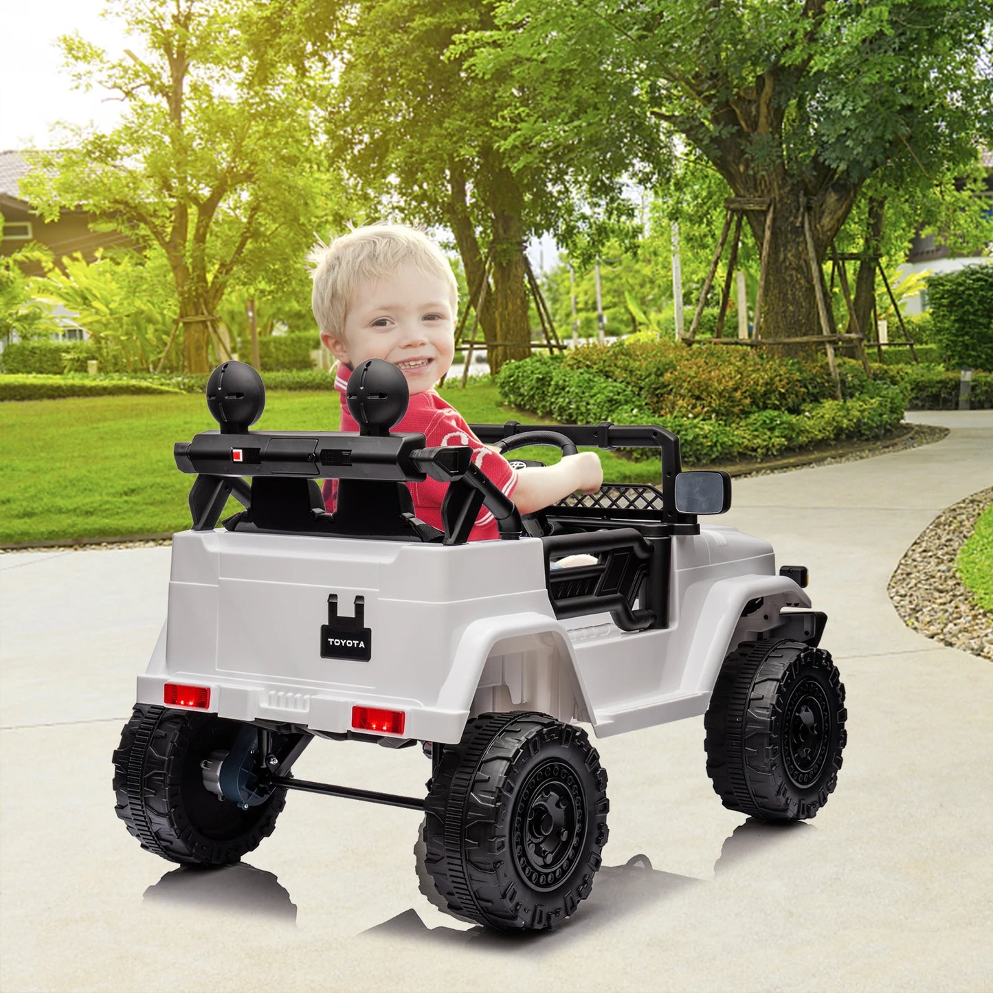 HiMISSE 12V Electric Ride On Car For Kids MP3 Music