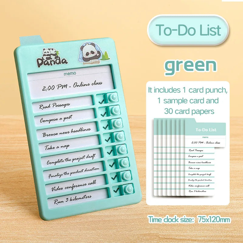 Self Discipline Checklist Board Reusable Daily Task Tracker Productivity