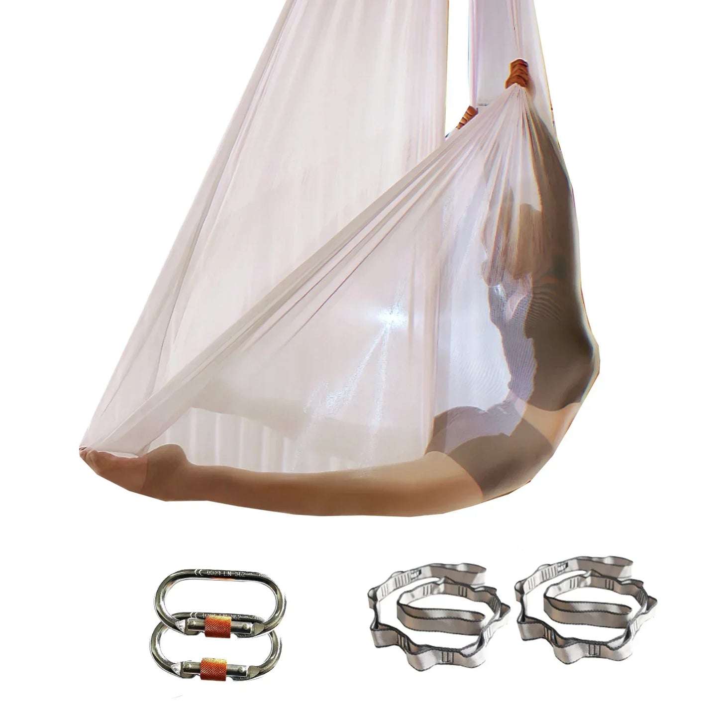 Aerial Yoga Hammock Durable Transparent
