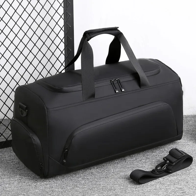HebeiChoice MultiCompartment Gym Bag With Shoes Storage