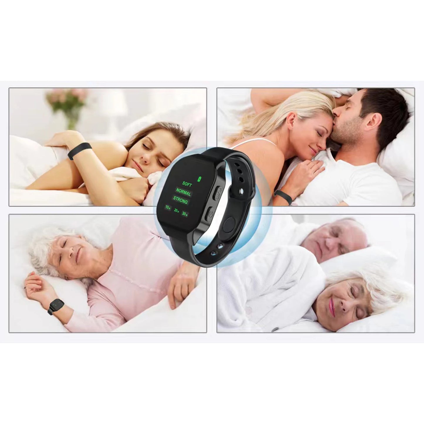 Sleep Aid Watch Sleep Aid Machine For Adults Insomnia Wristband Bracelet Adjustable Size And Strength For Good Sleep Qualtiy USB