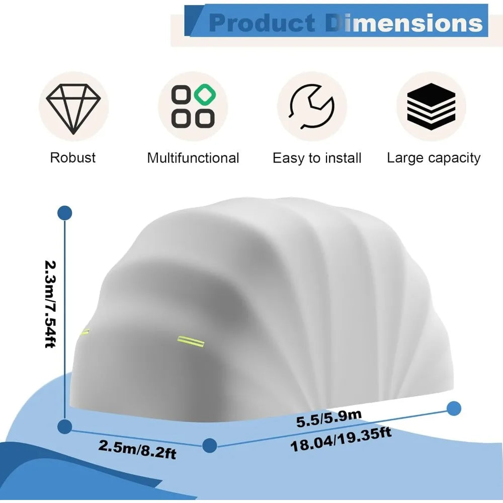 Heavy Duty Retractable Car Awning Shelter For Portable Vehicle Shade