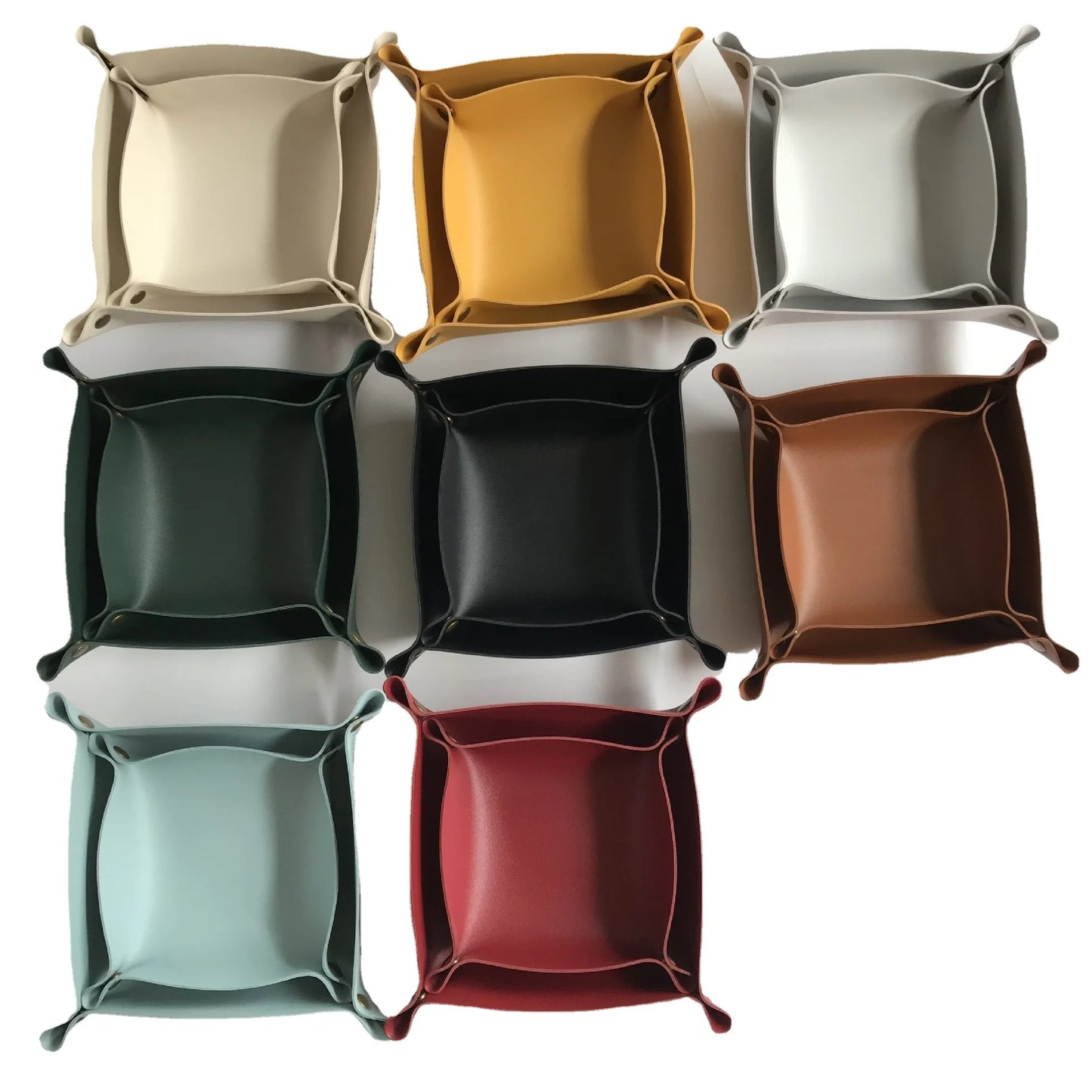 Nordic Style Leather Storage Box Organization