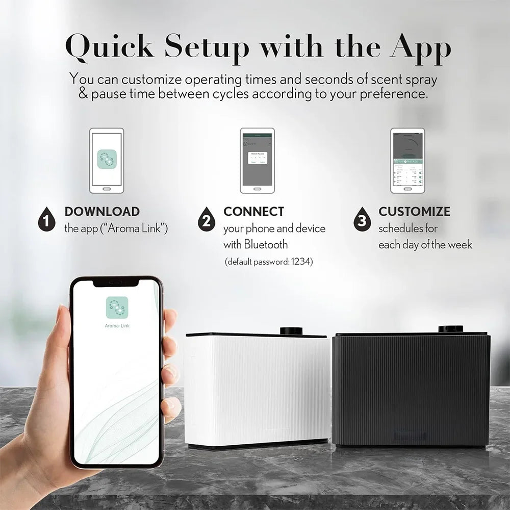 NAMSTE 4000m3 Fragrance Diffuser Smart Timing Scent Air Machine For Home