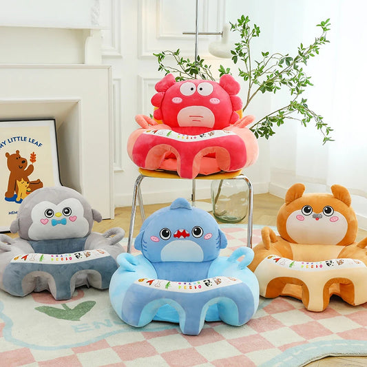 Baby Sofa Support Seat Cover Plush Learn to Sit Toddler