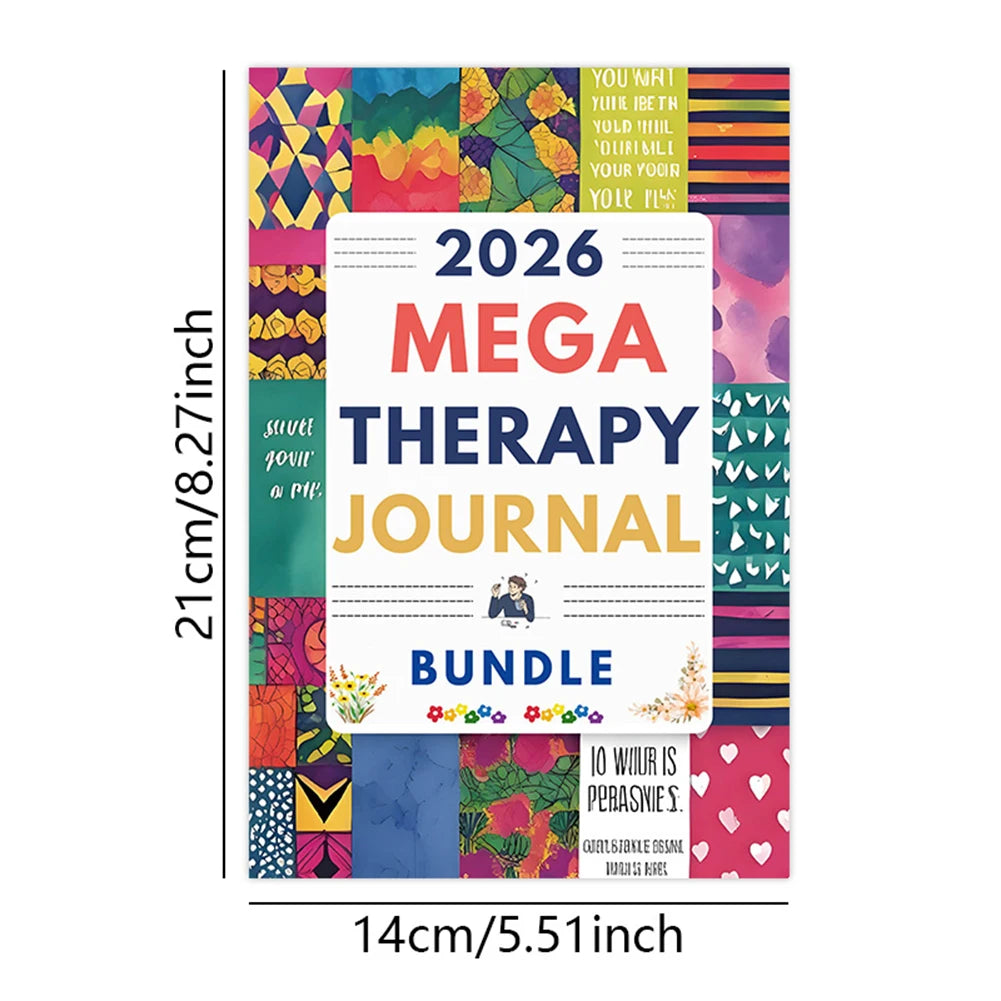 Mega Therapy Journal Trauma Recovery Guide Notebook