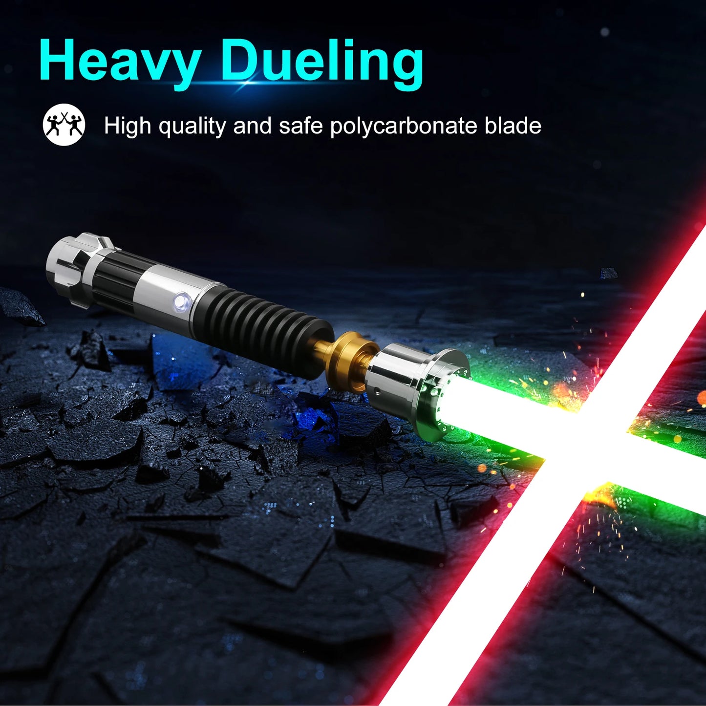 TXQSABER Obiwan Kenobi Neo Pixel Lightsaber Proffie Smooth Swing