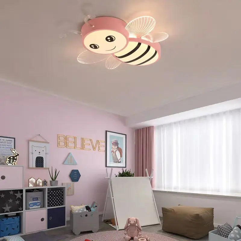DUTRIEUX Cartoon LED Kids Bee Night Light for Bedroom